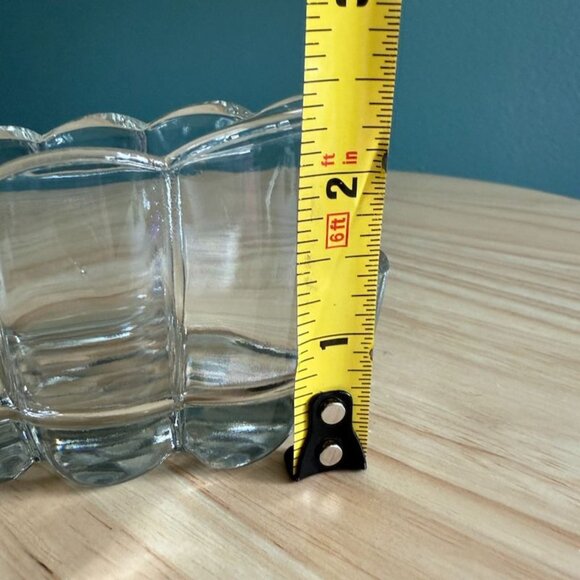 Vintage Princess House Clear Crystal Scalloped Oval Bowls Set Of 2 - Picture 10 of 10